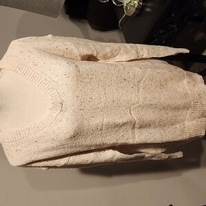 NWT Old Navy Women's Speckled Cream Sweater Size Small